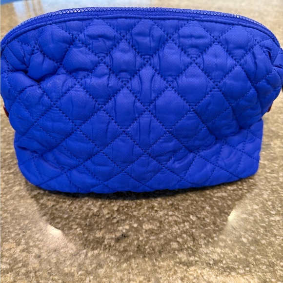 MZ Wallace Quilted Blue Pouch - Picture 2 of 7